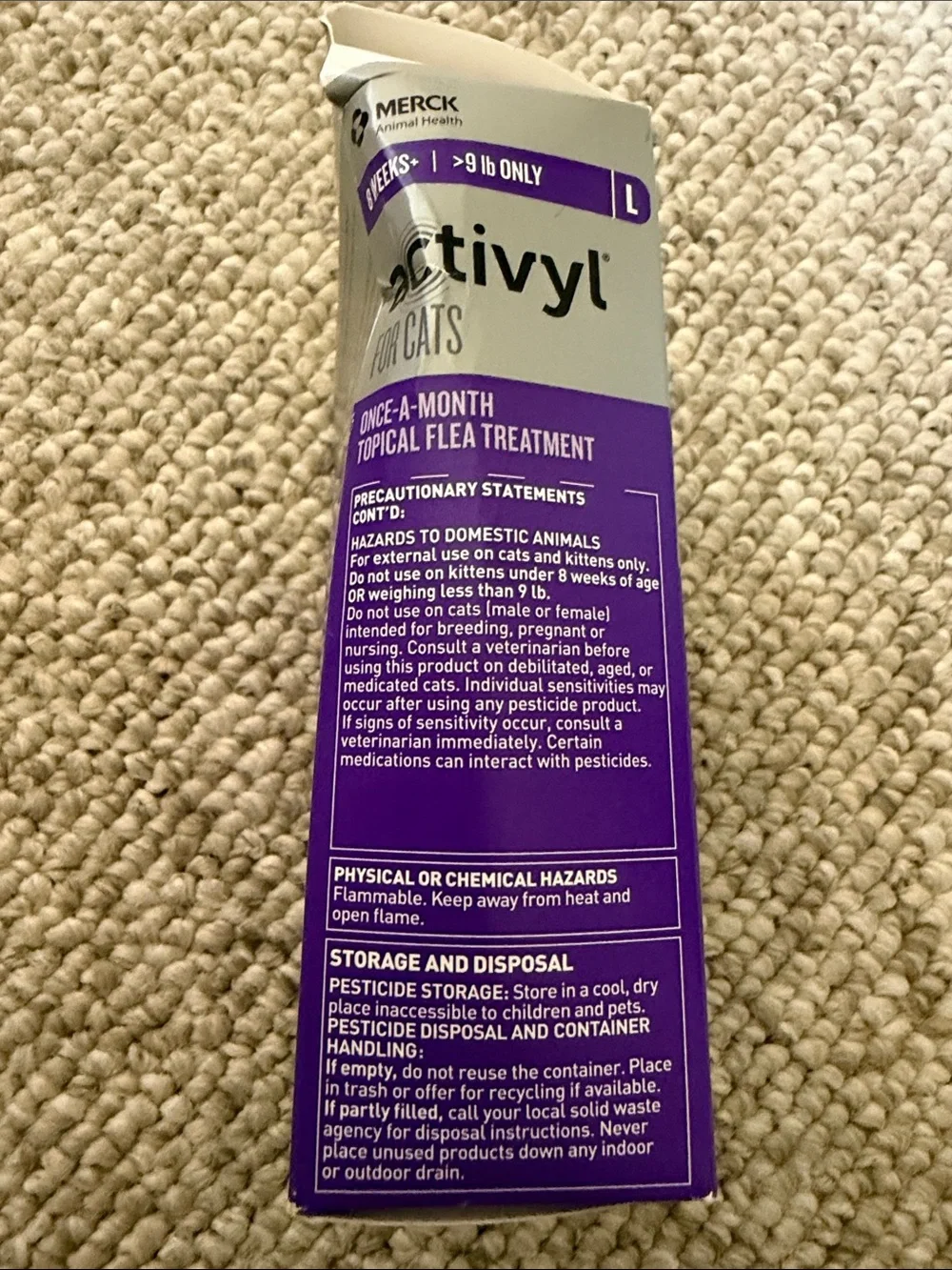 Merck topical flea